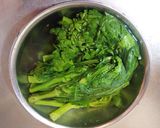 簡単！美味しい！♬春菊のお浸し辛子和え♬作り方2写真