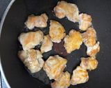 簡単　鶏もも肉とキャベツのオイスター炒め作り方4写真