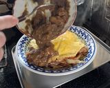 残り物のカレーでオムカレー焼きそば作り方5写真