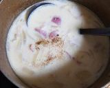 牛乳で作ったスープ作り方3写真