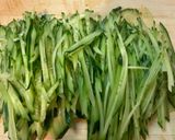 中華風　冷やし混ぜ麺作り方2写真