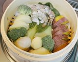 カマンベールと冬野菜のせいろ蒸し作り方5写真