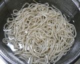 簡単！中華ぶっかけそば☆ざるそばリメイク作り方1写真