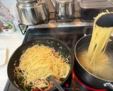 ピリ辛和風醤油パスタ作り方7写真