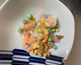 レンジ簡単ビーフシチュー味オムライス弁当作り方1写真