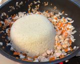 ガリチキケチャップライス。作り方3写真