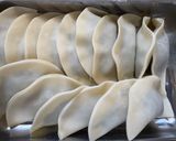 エビとモロヘイヤの餃子作り方4写真