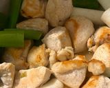 鶏むね肉のねぎま風炒め作り方2写真