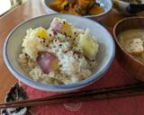 炊飯器におまかせ 簡単さつまいもご飯作り方8写真