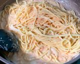 とろりん明太クリームパスタ作り方6写真