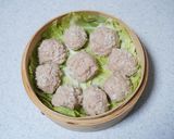 アルファ化米でおめかしした蒸し肉団子♬作り方7写真