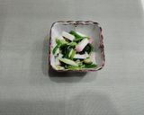 カマボコと白菜ホウレン草の和え物作り方3写真