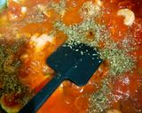 エビとズッキーニのマリナーラ風パスタ作り方5写真