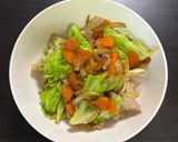 豚肉と野菜の炒め物・1人前作り方8写真