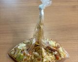 防災レシピ🍲湯煎で作る 蒸し焼きそば作り方6写真