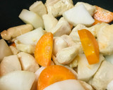 鶏肉と大根のあまから照り焼き炒め作り方2写真
