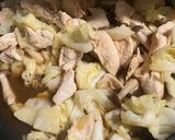 鶏ささみとキャベツのみぞれ煮作り方4写真