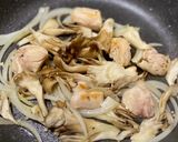 濃厚♡鶏肉と舞茸のクリームパスタ作り方4写真