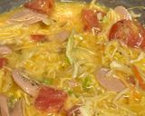 トマトと残り物野菜でソーセージオムレツ作り方2写真