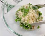 生クレソンとツナの冷製レモンパスタ作り方5写真
