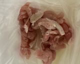 豚肉と茄子の酢豚風作り方1写真