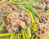 牛肉とにんにくの芽の焼肉のタレ炒め作り方3写真