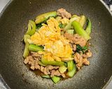 豚こま肉とチンゲン菜の卵炒め作り方9写真