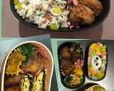 娘の好きなおにぎり覚書ꕤ︎︎梅たくあん大葉作り方5写真