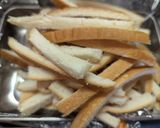 食パンの耳でカリカリラスク♪作り方1写真