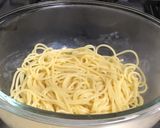鮭と刻み海苔の和風パスタ！作り方1写真