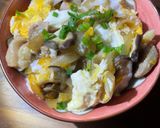 親子丼② フワフワ　少人数作り方7写真