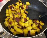 さつまいものバター風味ごま和え作り方4写真