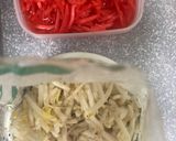 ライスペーパー　もやしお好み焼き作り方2写真
