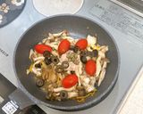きのことズッキーニとツナのプッタネスカ風作り方5写真