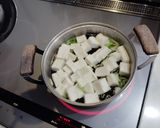 ふわふわはんぺん汁作り方2写真