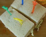 ハムとチーズのサンドイッチ作り方4写真
