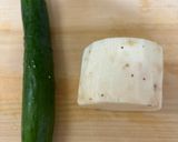 長芋ときゅうりのわさび醤油あえ作り方1写真