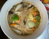 お一人様簡単梅チャプチェ味豆腐野菜炒め作り方17写真