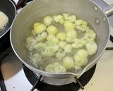 カリフラワーの赤いパスタ★作り方1写真