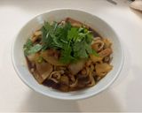 スタ満そば風ラーメン　パクチー乗せ作り方6写真