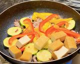 厚揚げと夏野菜そぼろあんかけ作り方4写真