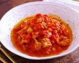 レンジでほったらかし★鶏むね肉のトマト煮作り方12写真