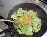 キャベツと魚ニソのマヨネーズ炒め作り方4写真