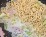 ハムとキャベツのクリームスパゲッティ作り方9写真