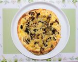 年末年始おもてなし!茸ローストビーフピザ作り方4写真