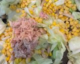キャベツとツナコーンのバターコンソメ炒め作り方5写真