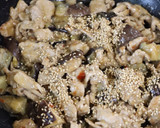 豚こまと茄子と椎茸のピリ辛味噌炒め作り方4写真