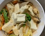 お一人様クリーミー梅オイ照味豆腐野菜炒め作り方19写真