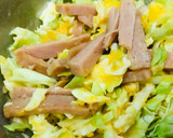 米粉のお好み焼き●スパムを使ったスパ玉作り方1写真