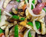 かんたんおいしい！茄子入りナポリタン作り方3写真